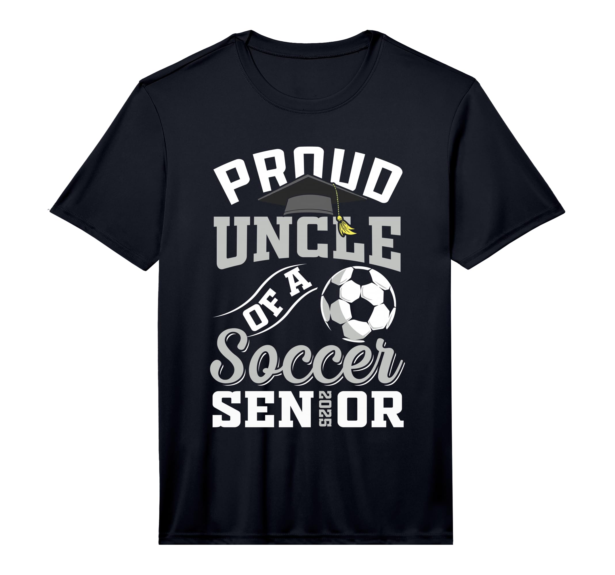 Proud Uncle Soccer Senior Class 2025 T-Shirt - Trendy Graphic Men Women