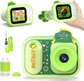 2 in 1 Microscope for Kids & Video Camera, 1000X Digital Microscope with 2.4" Screen, 1080P Portable Handheld Kids Camera Toys, STEM Educational Science Kit Toys for 3-12 Age Years Old Boys Girls