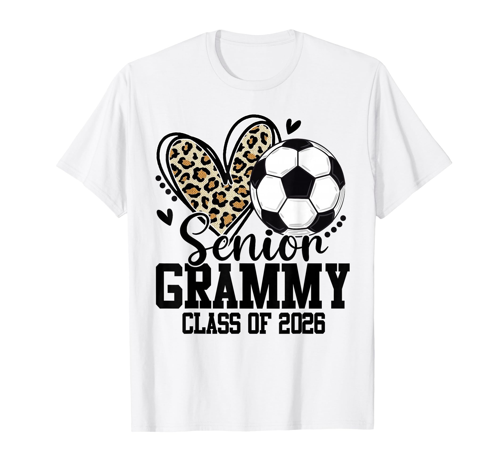 Senior Grammy Class 2026 Soccer T-Shirt - Unique Graphic for Adults