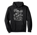 Chihuahua Motorbike Love Footbal Hoodie - Casual Everyday Wear for Adults