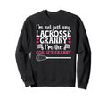 Im Lacrosse Goalie Granny Lacrosse Sweatshirt - Trendy Graphic Men Women