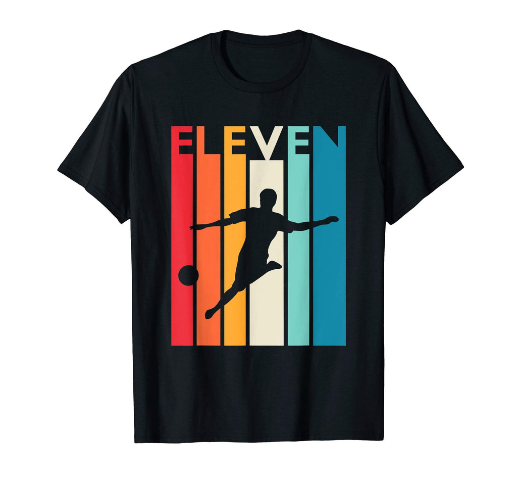 11Th Birthday Gift Eleven Soccer 11 Year T-Shirt - Trendy Graphic Unisex