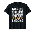 Funny Hockey Goalie Sister Ice Hockey T-Shirt - Trendy Graphic for Adults