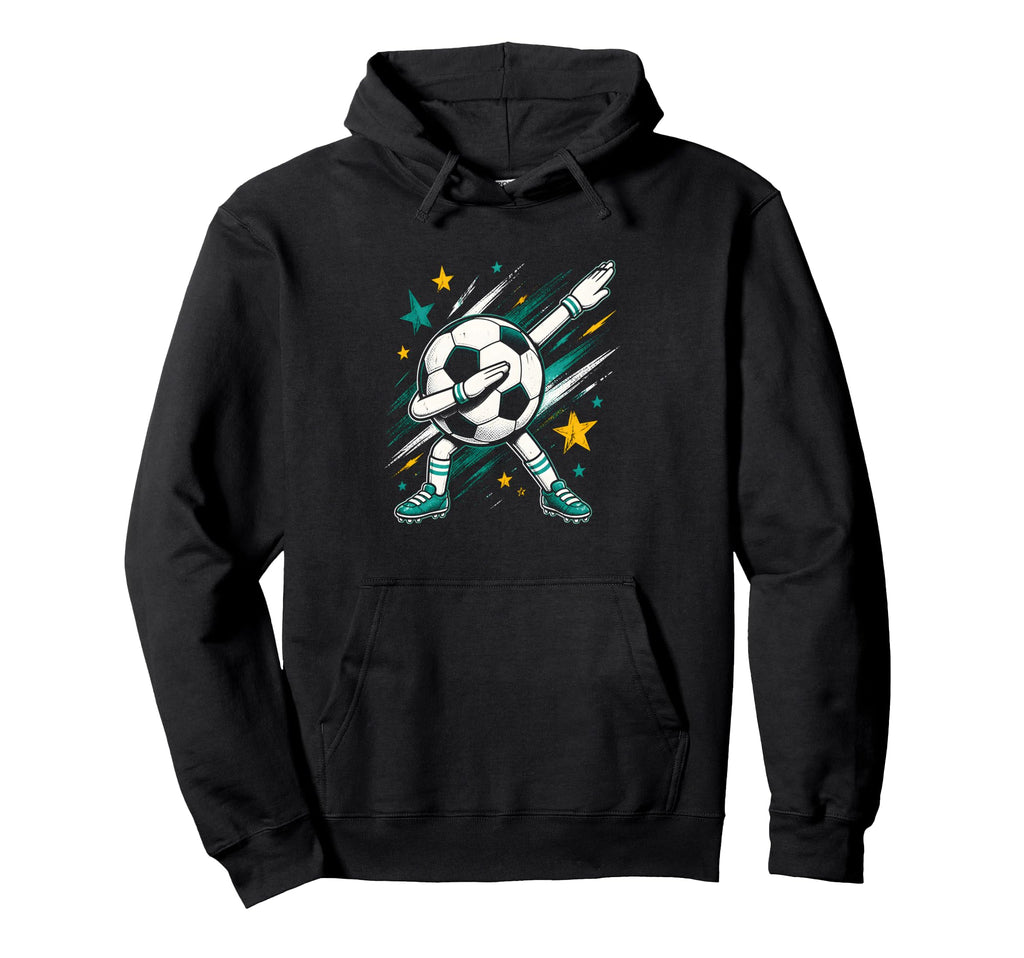 Dabbing Soccer Ball Hoodie - Trendy Graphic Men Women