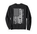 Soccer Dad American Flag Sweatshirt - Custom Art Print for Adults