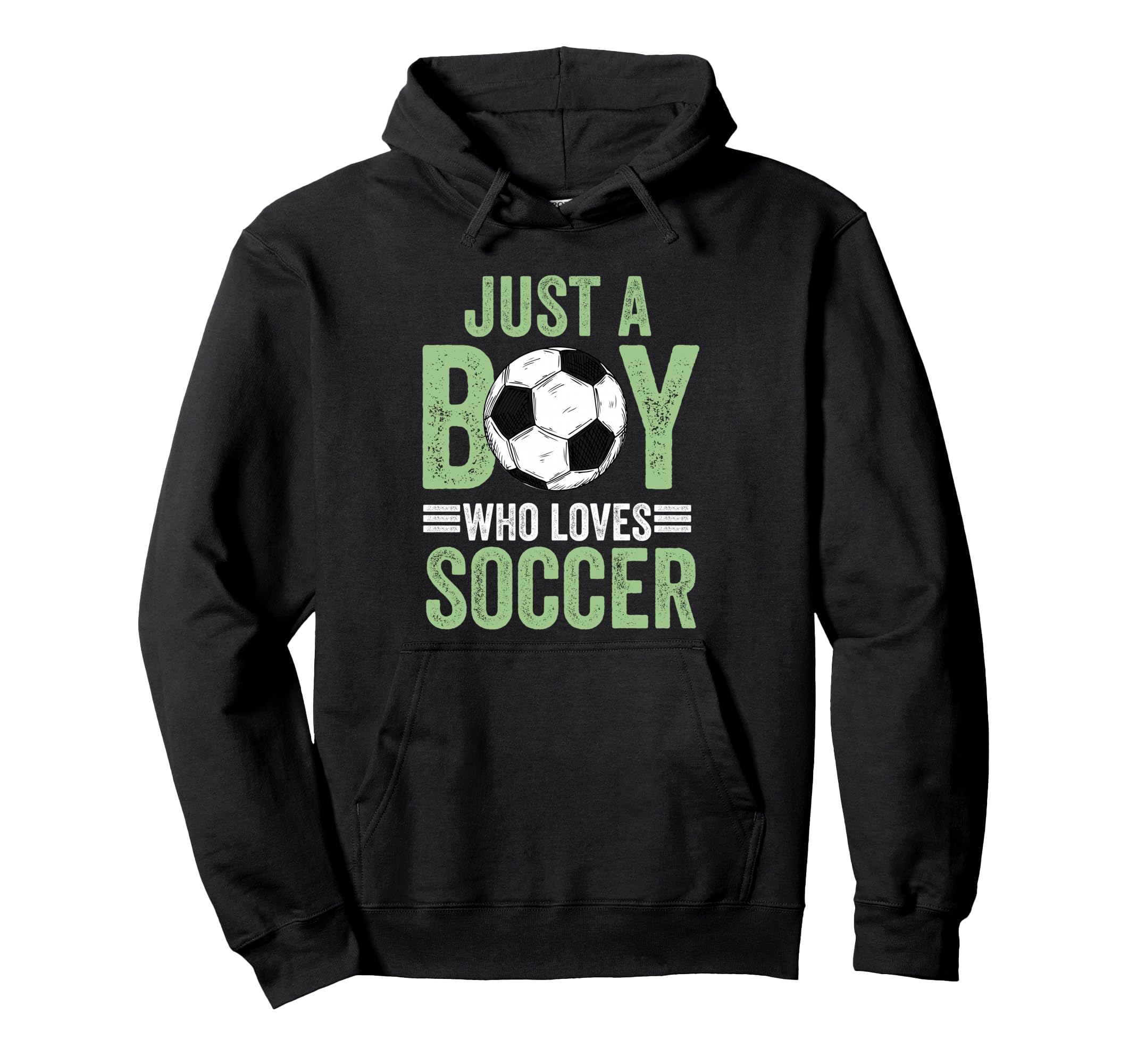 Just Who Loves Soccer Football Hoodie - Graphic Print Men Women
