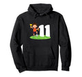 11Th Birthday Soccer 11 Years Old Soccer Hoodie - Graphic Print Unisex