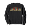 Soccer Coaching Training Trainer Sweatshirt - Minimalist Print for Adults
