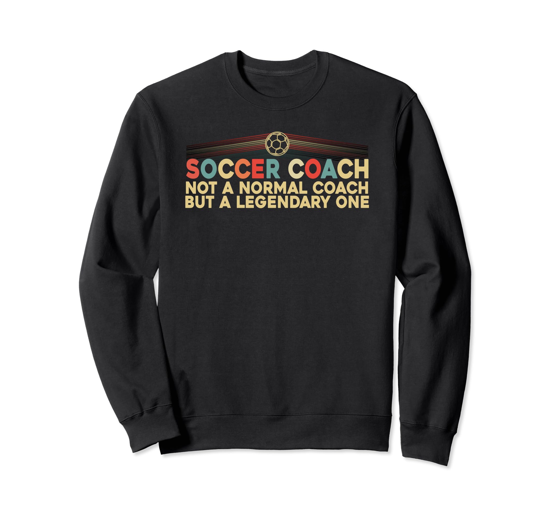Soccer Coaching Training Trainer Sweatshirt - Minimalist Print for Adults