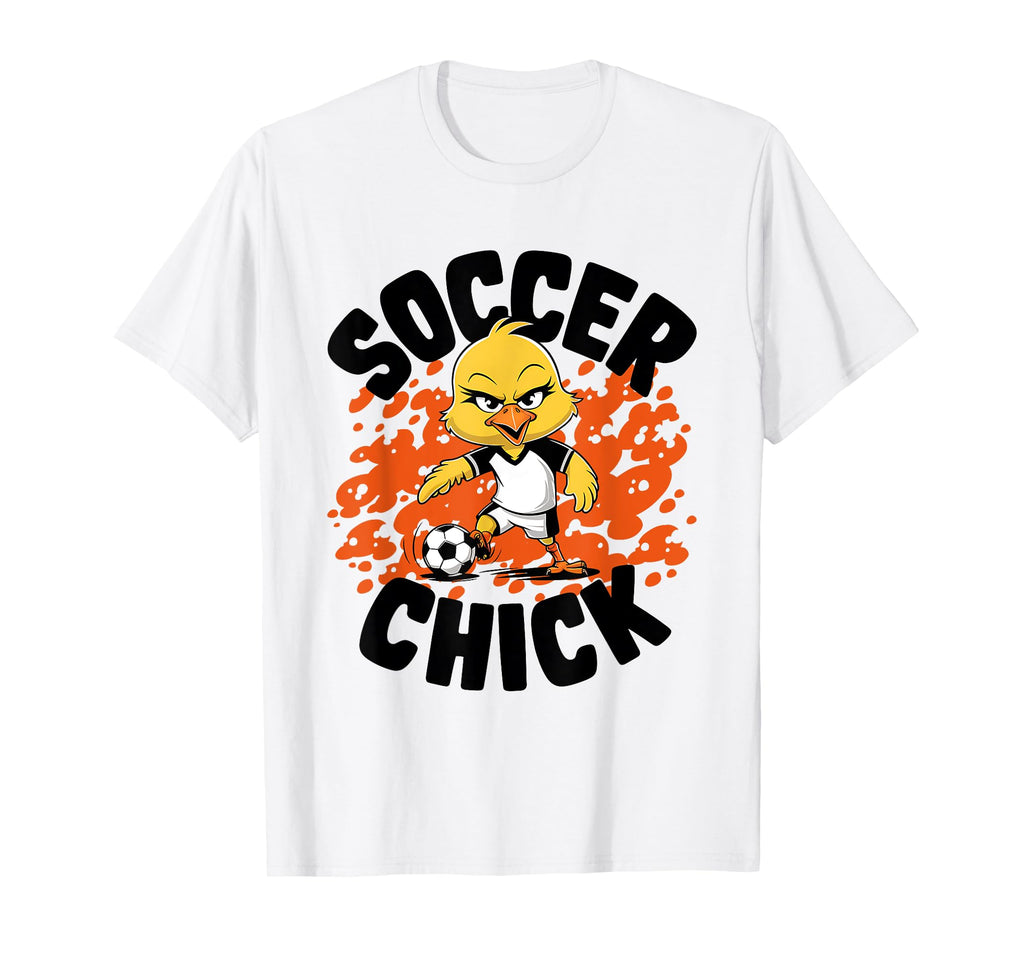 Soccer Chick Soccer Player Soccer T-Shirt - Unique Graphic Men Women
