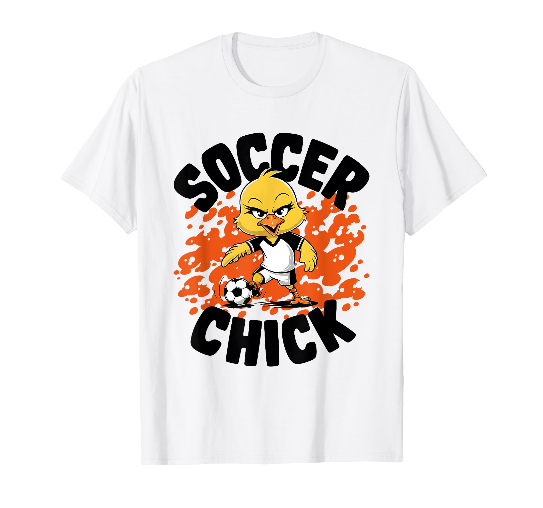 Soccer Chick Soccer Player Soccer T-Shirt - Unique Graphic Men Women