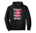 Fierce Little Power House Funny Soccer Hoodie - Fun Novelty Design Unisex