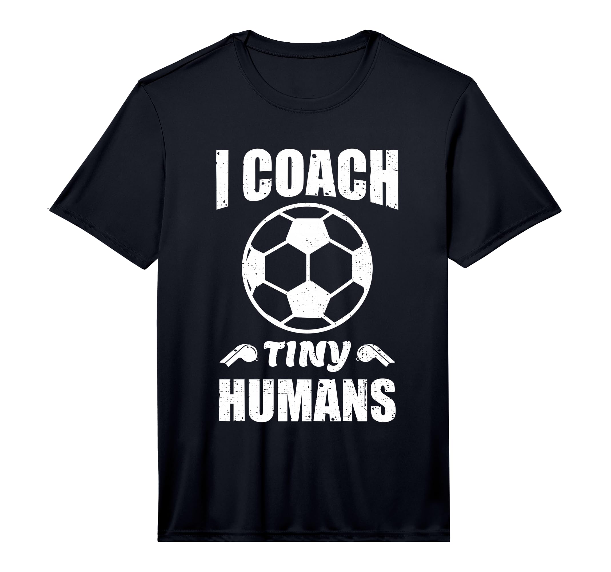 I Coach Tiny Humans Soccer Ball Fun T-Shirt - Novelty Apparel Unisex