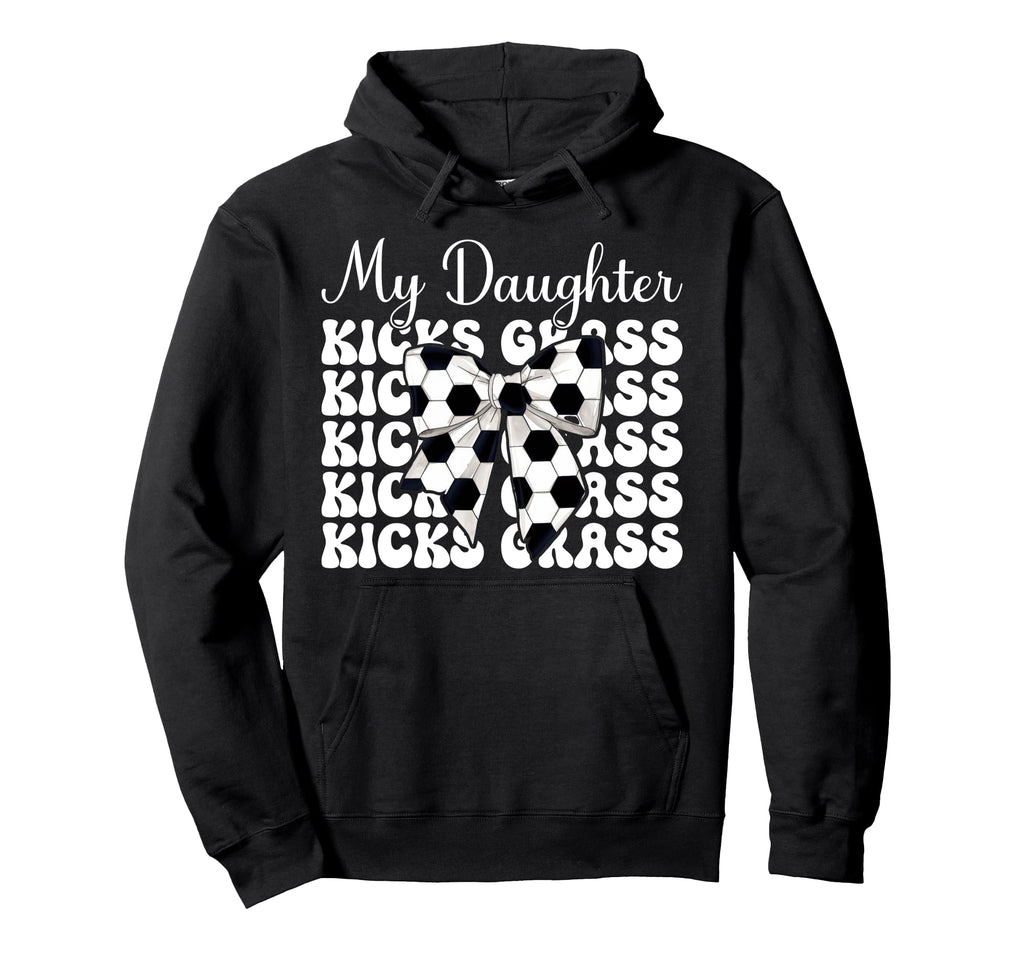 Soccer Mom Mama Mothers Day My Daughter Hoodie - Graphic Print Unisex