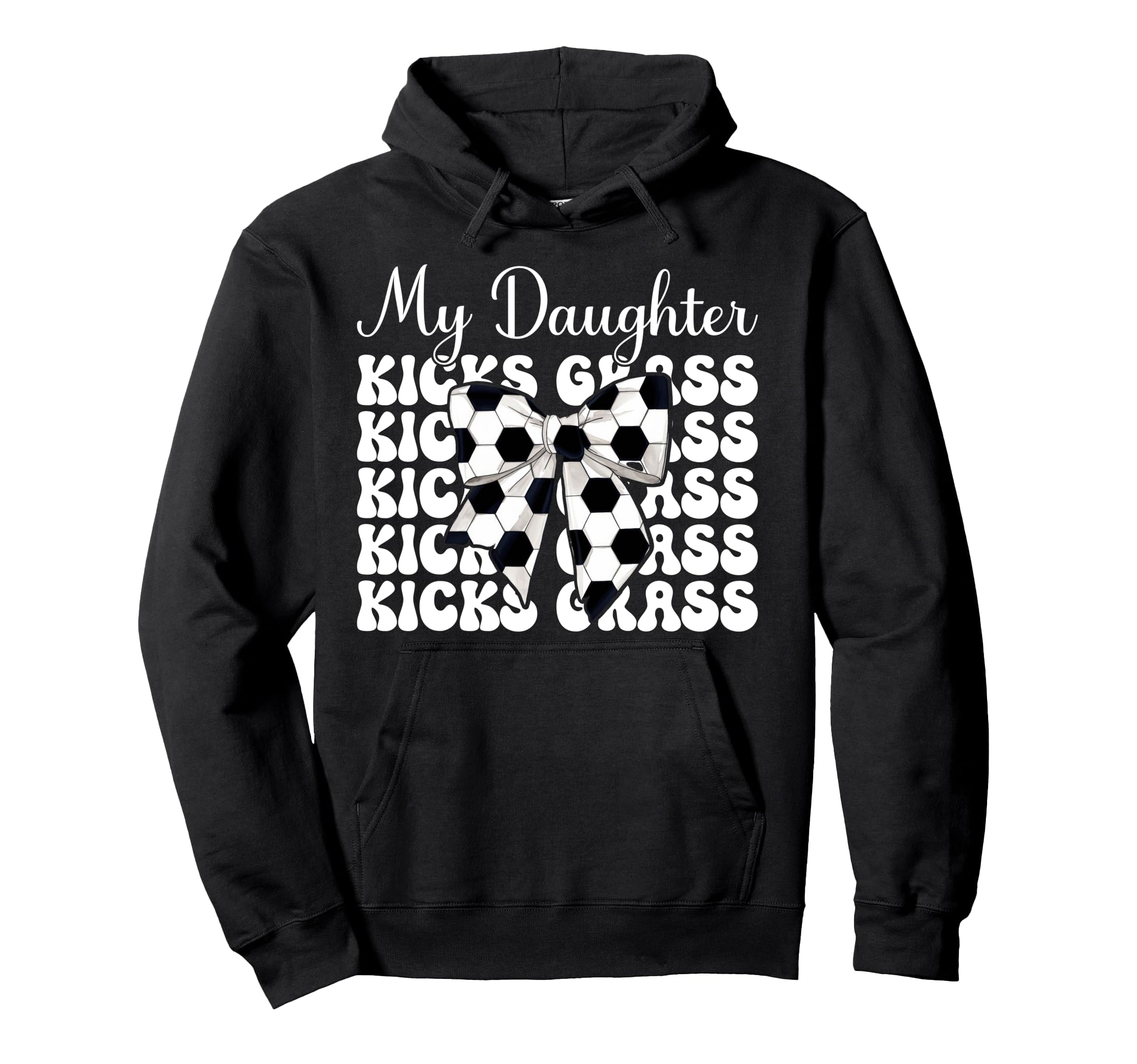 Soccer Mom Mama Mothers Day My Daughter Hoodie - Graphic Print Unisex
