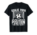 Soccer Goalie Papa Funny Papa Soccer T-Shirt - Streetwear Style for Adults