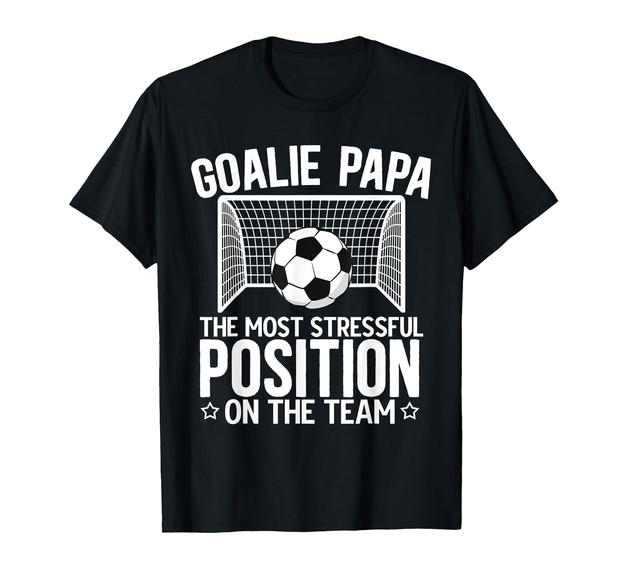Soccer Goalie Papa Funny Papa Soccer T-Shirt - Streetwear Style for Adults