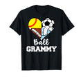 Ball Grammy Soccer Football Softball T-Shirt - Novelty Apparel for Adults