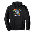 Funny Drip Soccer Lgbt Rainbow Hoodie - Aesthetic Graphic for Adults