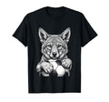 Black And White Prairie Mascot T-Shirt - Casual Everyday Wear for Adults