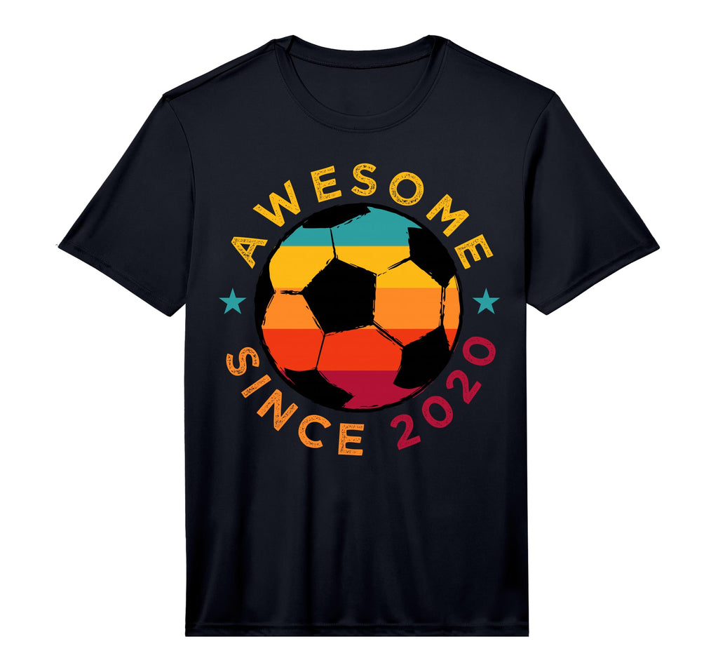 Awesome Since 2020 Soccer Birthday T-Shirt - Aesthetic Graphic Men Women