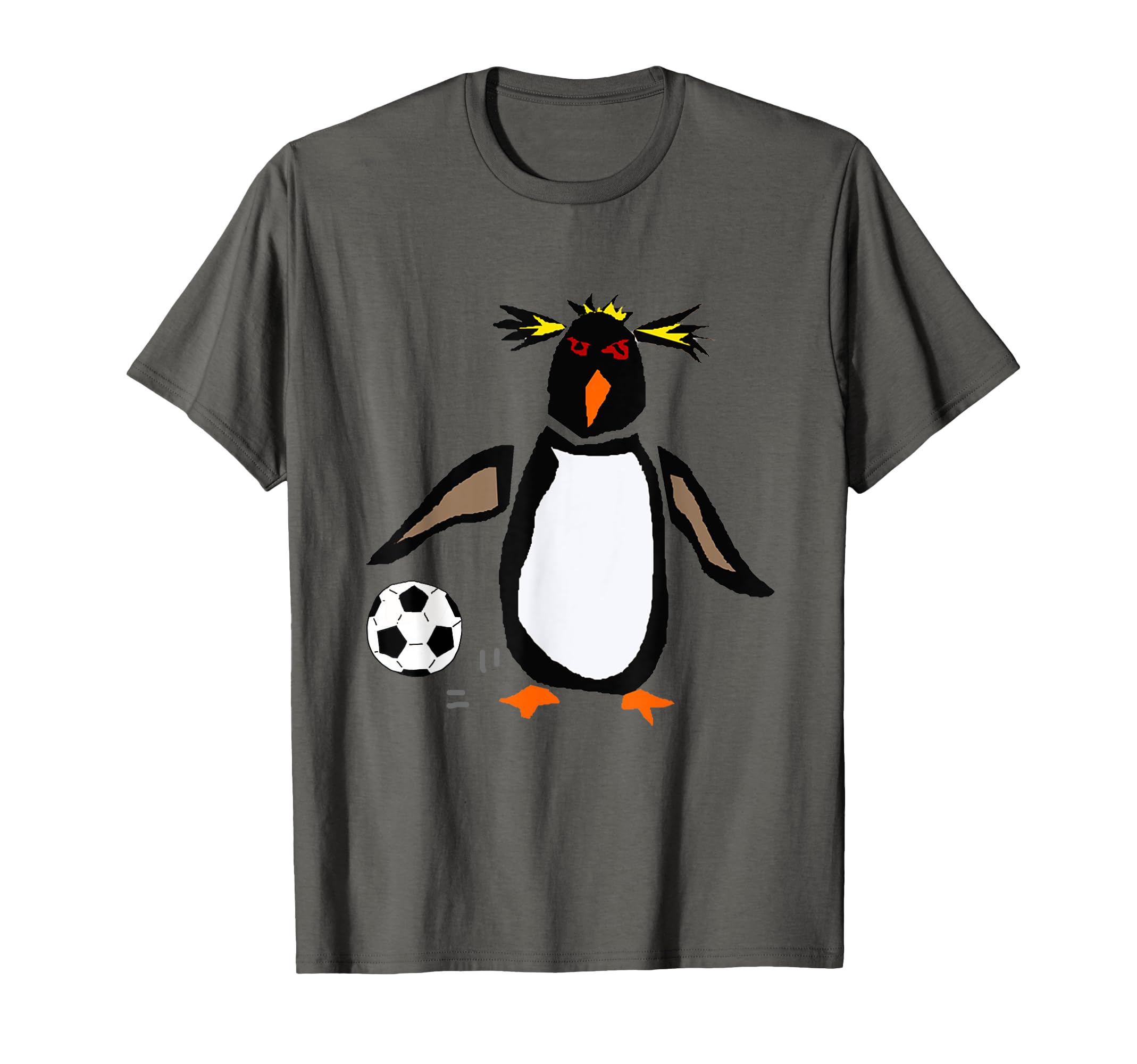 Smileteesbirds Funny Penguin Playing T-Shirt - Novelty Apparel for Adults