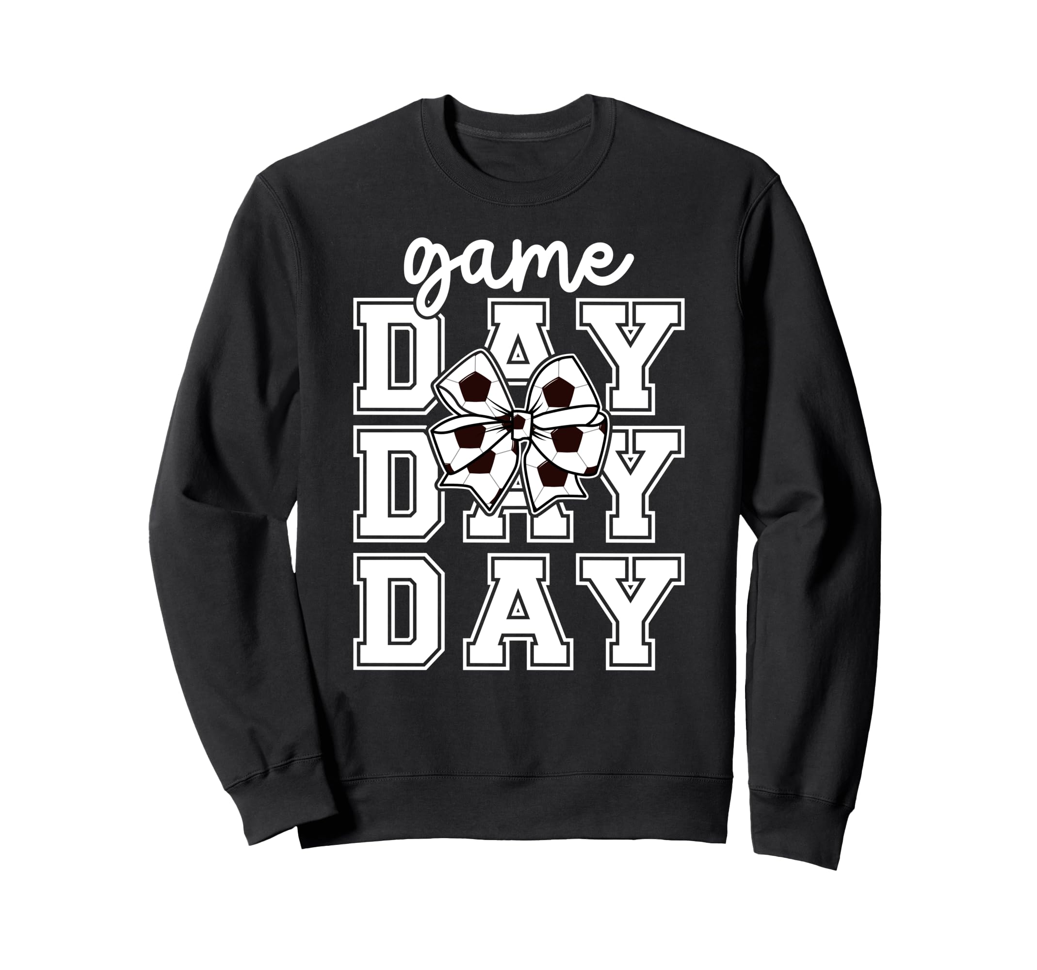 Game Day Soccer Coquette Soccer Game Sweatshirt - Custom Art Print Unisex