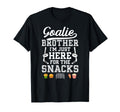 Funny Hockey Goalie Brother Ice T-Shirt - Minimalist Print Men Women
