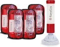 Anti-Choking Device 4 Pack – Portable Airway Suction Device & First Aid Kit for Adults & Children – Lightweight & Compact Emergency Solution for Home, Car & Travel
