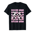 Soccer Mama Coquette Bow Soccer Mom Sport T-Shirt - Trendy Graphic Unisex