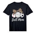 Ball Mom Baseball Volleyball Soccer T-Shirt - Custom Art Print Men Women