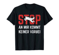 Mir Kommt Keine Vorbei Goalkeeper Football T-Shirt - Trendy Graphic Unisex