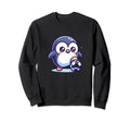 Funny Soccer Penguin Champion Fan Sweatshirt - Casual Everyday Wear Unisex