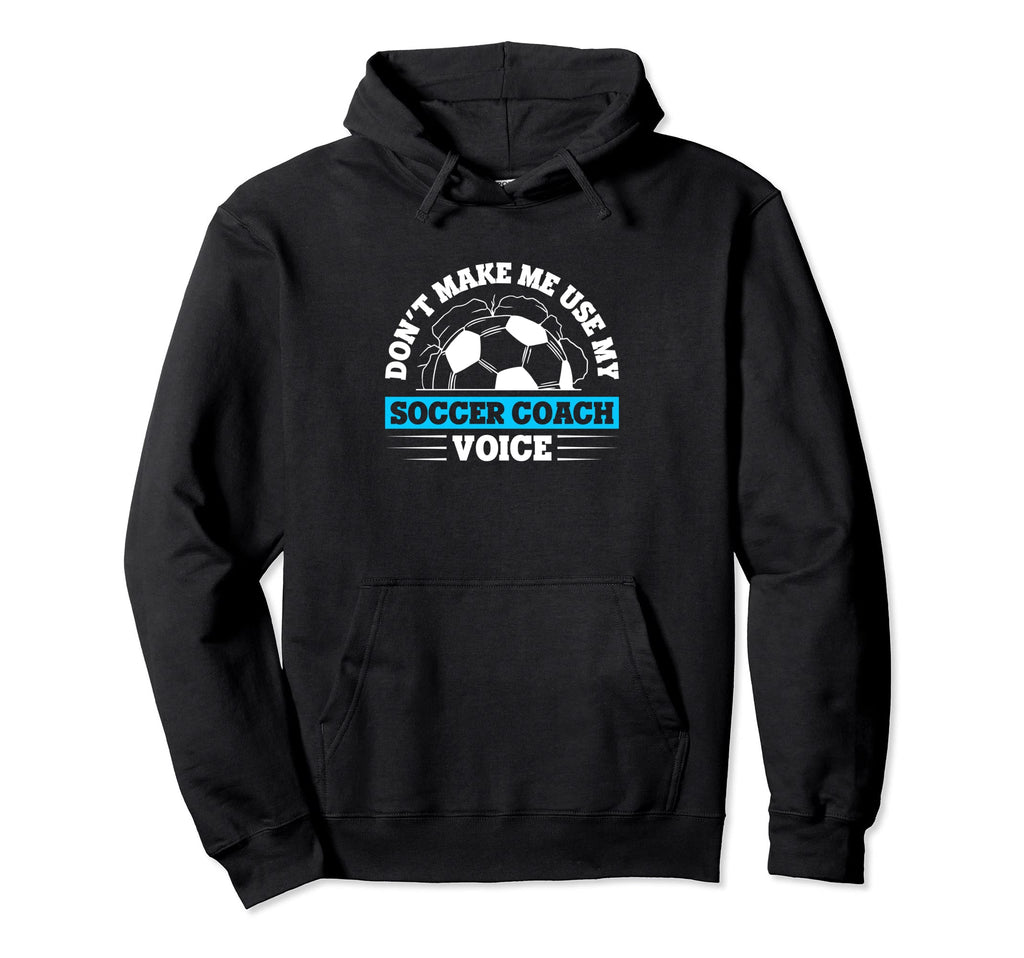 Coaching Soccer Dad Coach Soccer Hoodie - Fun Novelty Design for Adults