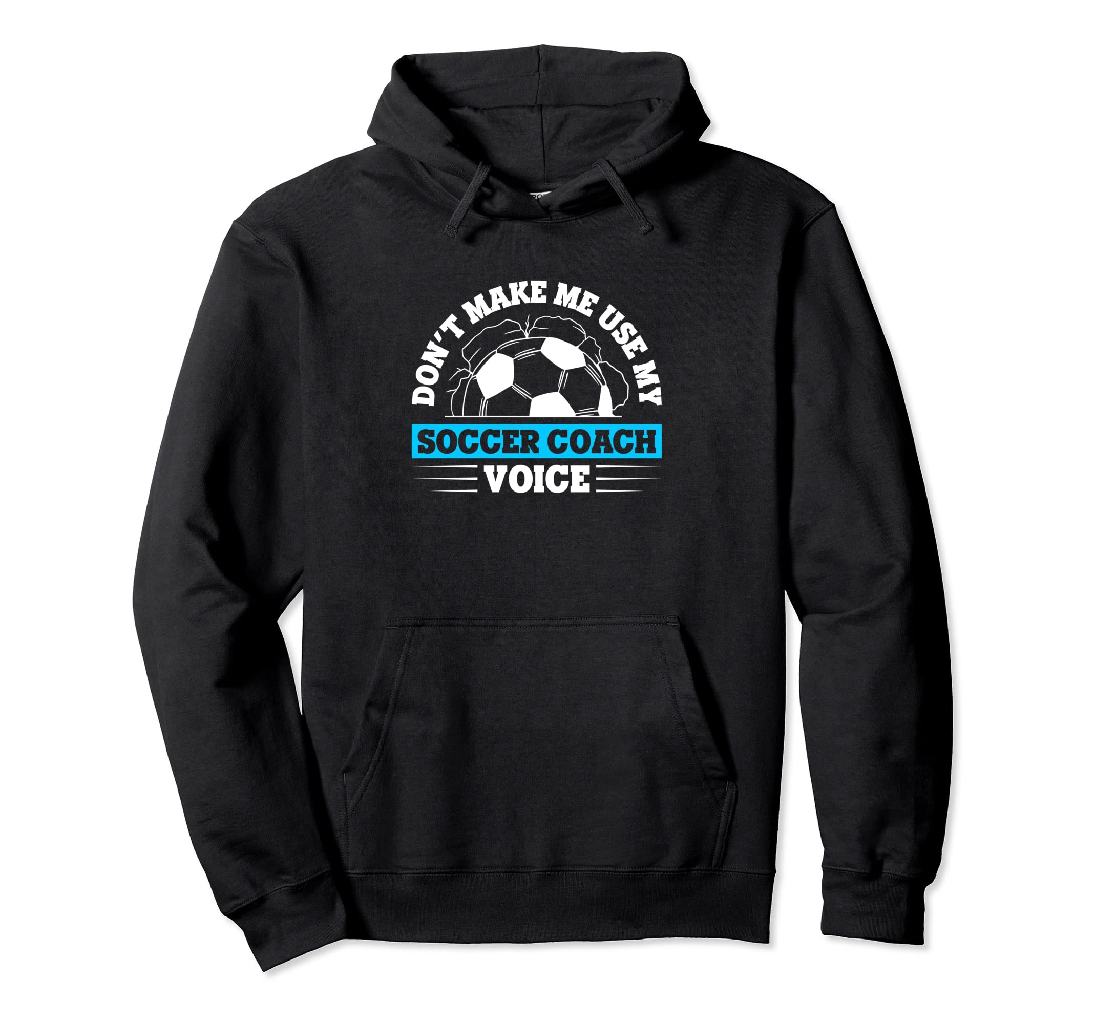 Coaching Soccer Dad Coach Soccer Hoodie - Fun Novelty Design for Adults