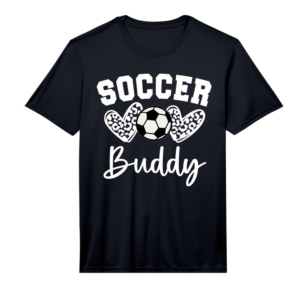 Soccer Buddy Matching Family T-Shirt - Fun Novelty Design for Adults