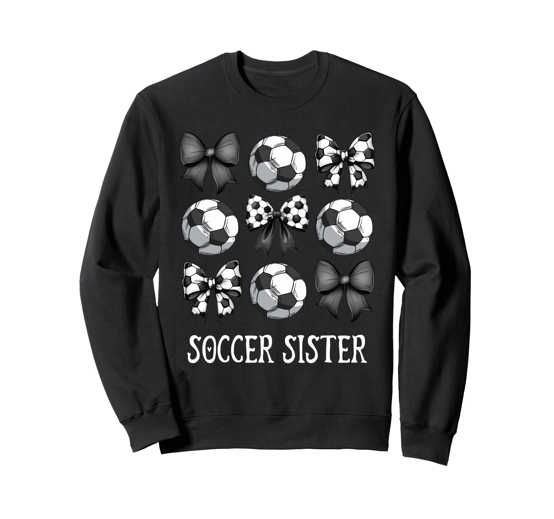 Soccer Sister Outfit Game Day Hoodie - Fun Novelty Design Men Women