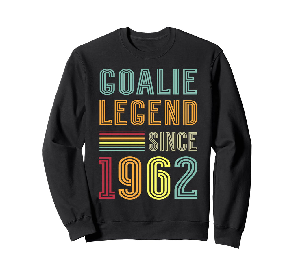 Goalkeeper Legend 1962 Sports Goal Sweatshirt - Minimalist Print Men Women