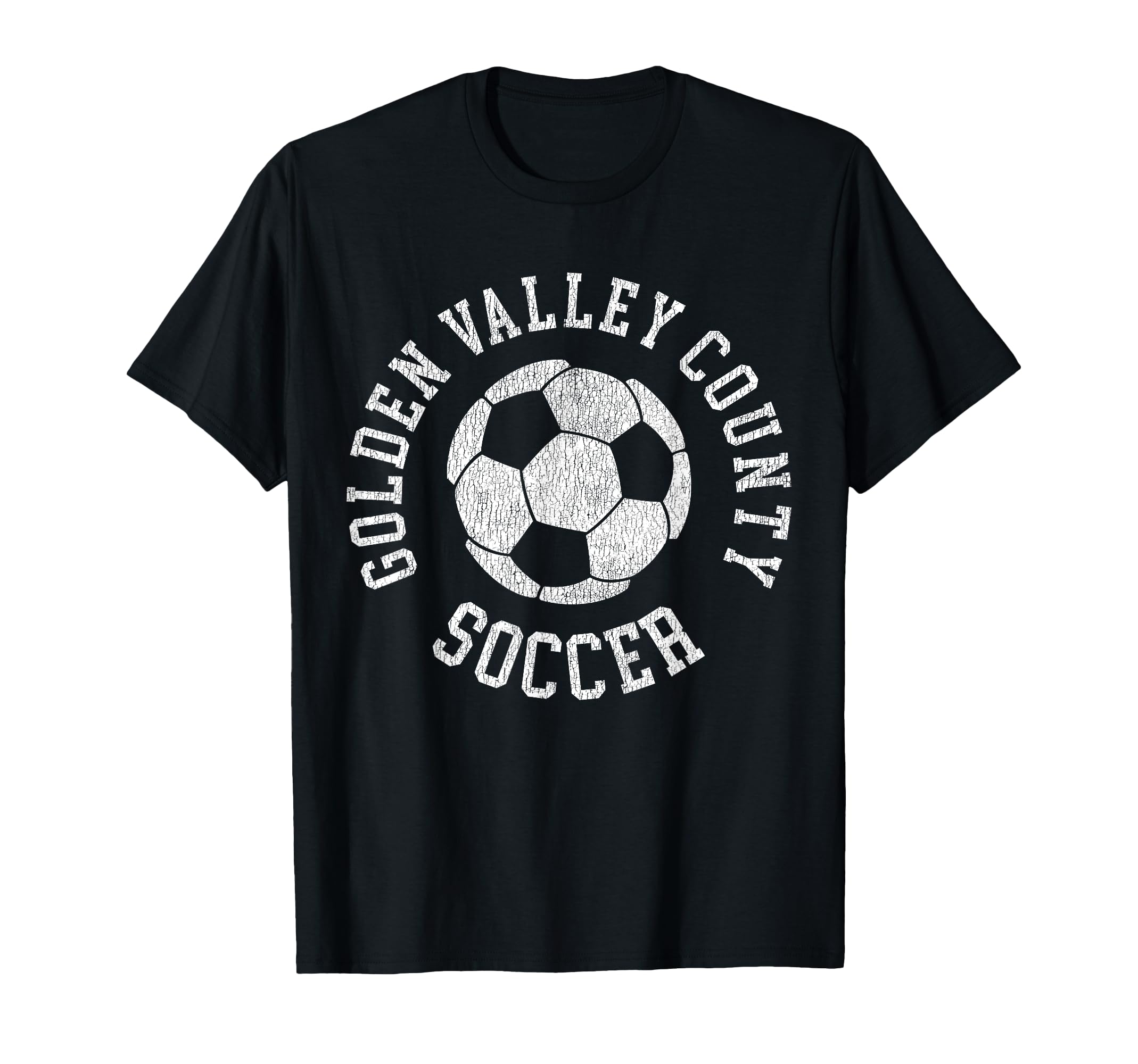 Golden Valley County Soccer T-Shirt - Streetwear Style for Adults