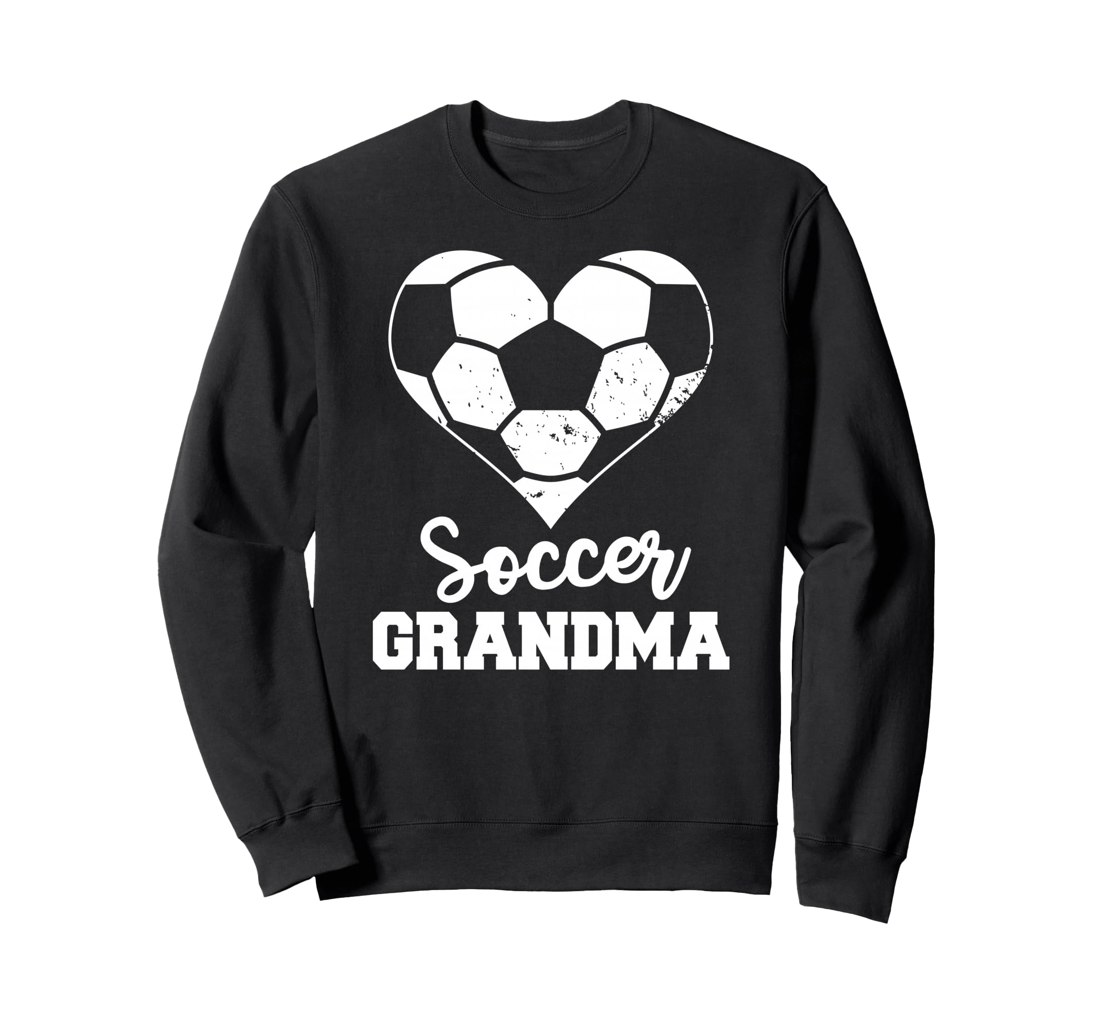Soccer Grandma Heart Funny Soccer Sweatshirt - Casual Everyday Wear Unisex