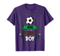 Mom Birthday Soccer Theme Matching T-Shirt - Minimalist Print for Adults