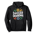 Soccer Grandma Bold Sporty Fun Hoodie - Trendy Graphic for Adults
