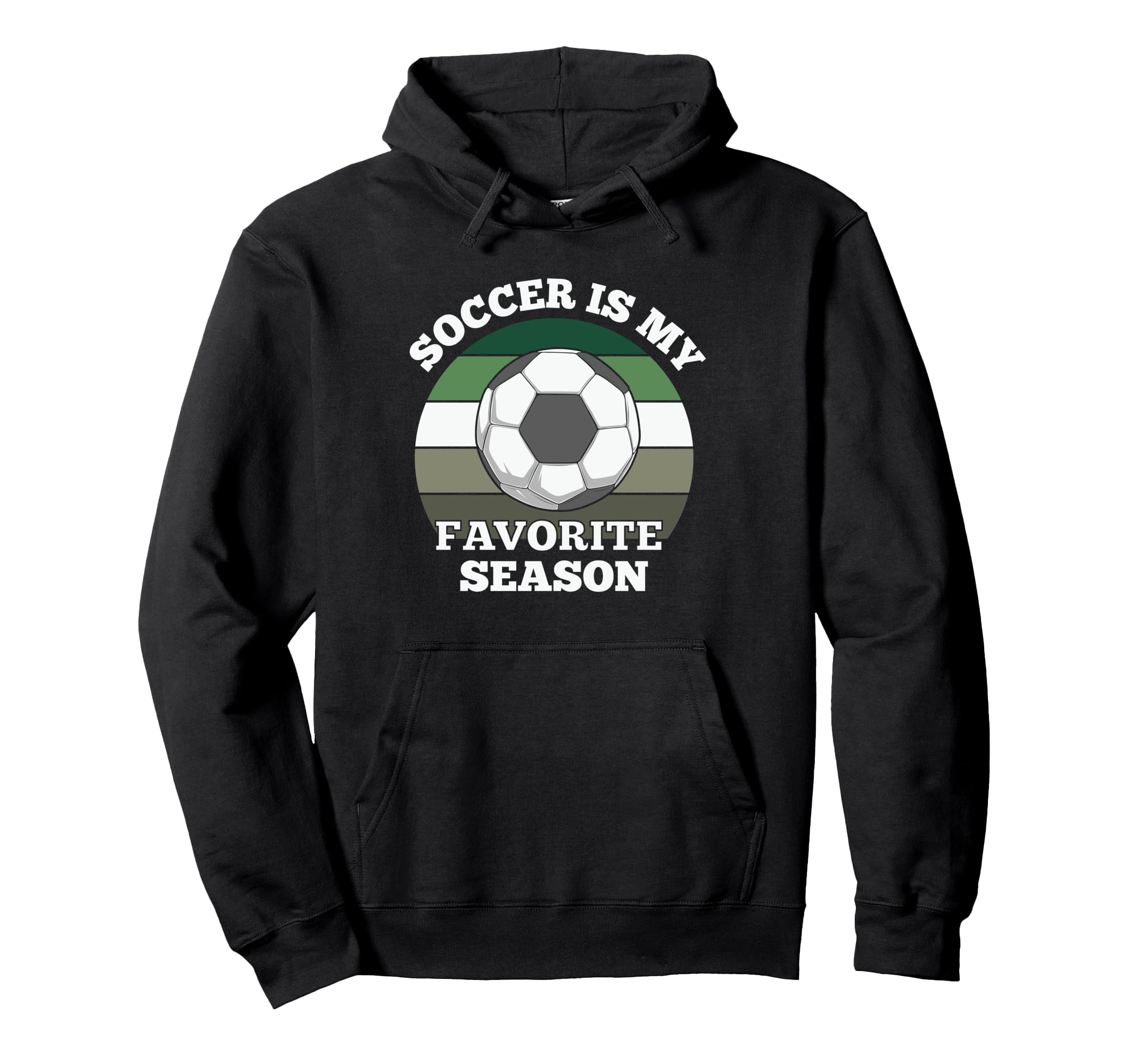 Soccer Is My Favorite Season Football Hoodie - Custom Art Print for Adults