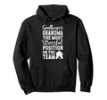 Funny Hockey Goalkeeper Grandma Hockey Hoodie - Trendy Graphic Unisex