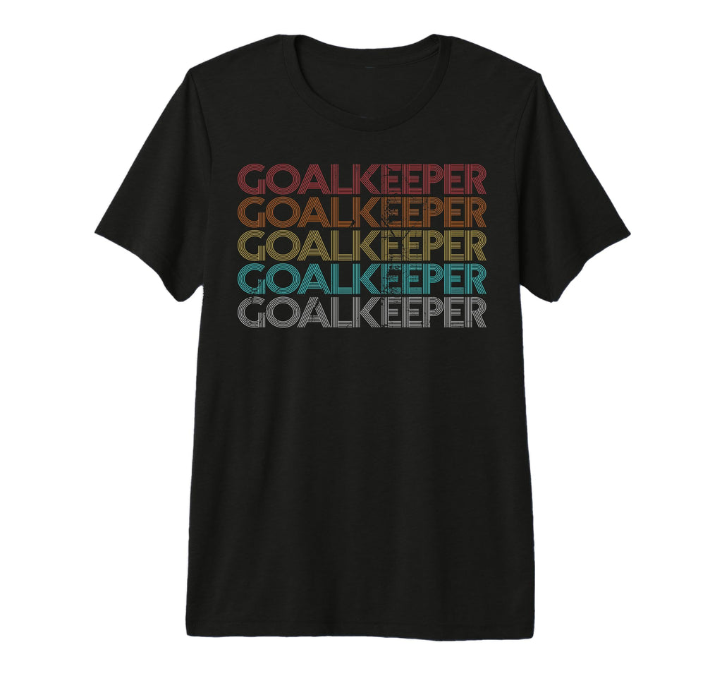 Goalkeeper Tri Blend T-Shirt - Trendy Graphic Men Women