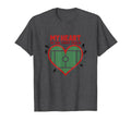 My Heart Is That Field Soccer Fan Passion T-Shirt - Unique Graphic Unisex