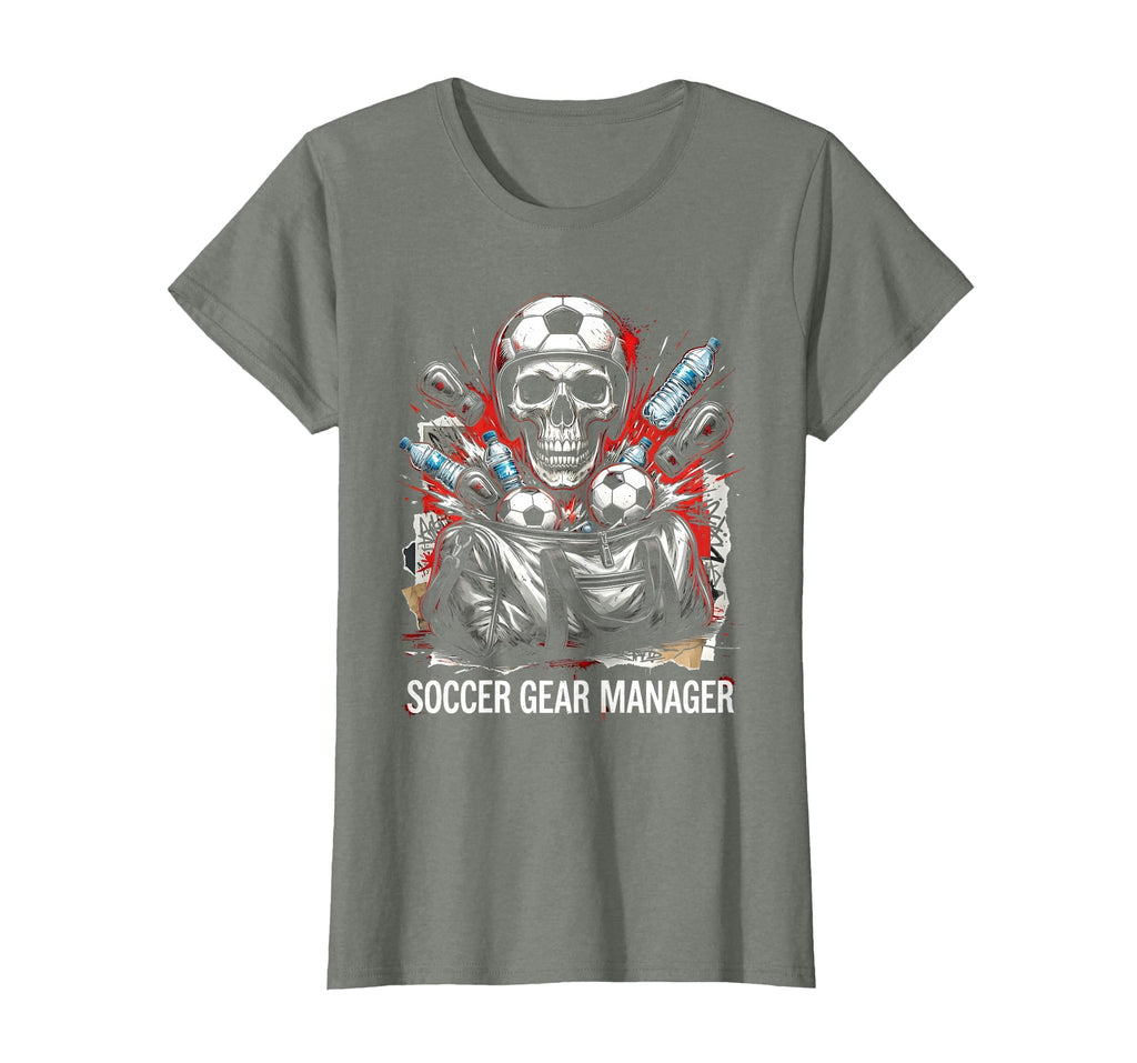Soccer Gear Manager Mom T-Shirt - Minimalist Print Unisex