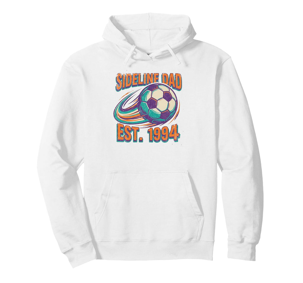 Funny Sideline Dad Established 1994 Hoodie - Casual Everyday Wear Unisex