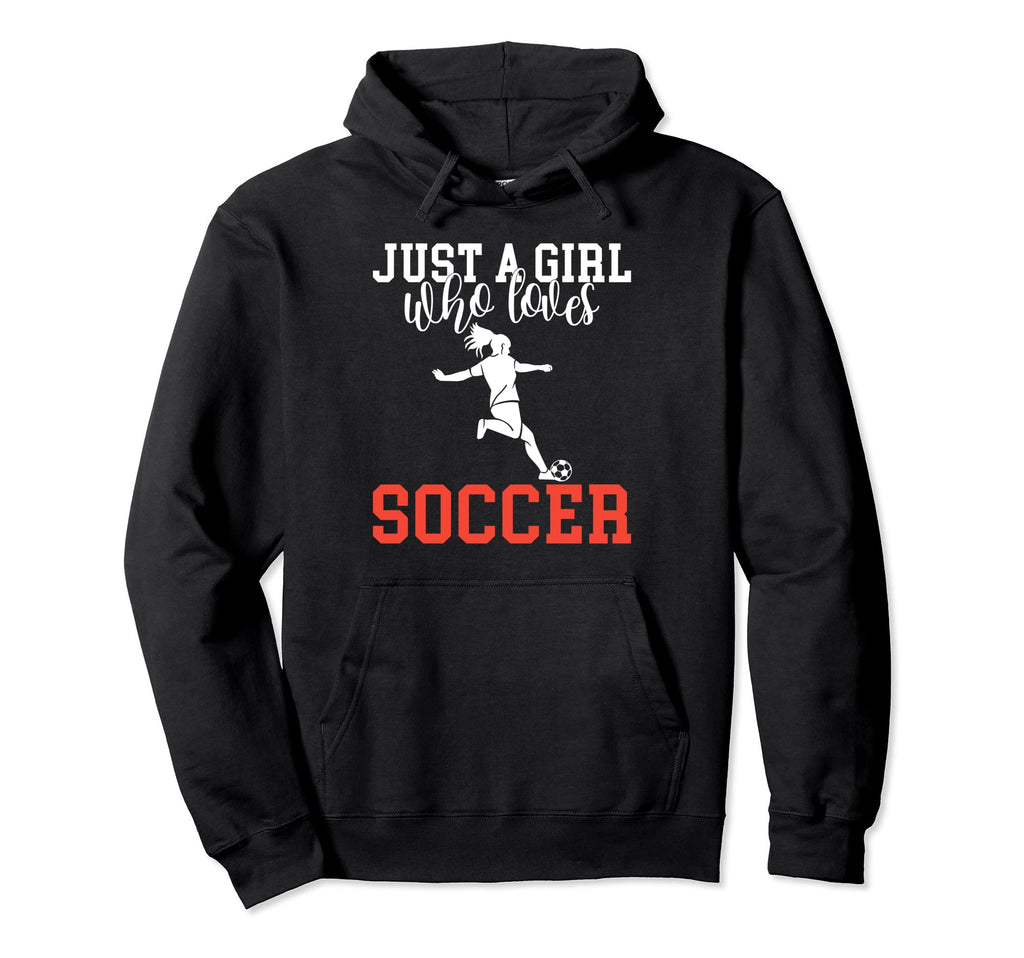 Just Who Loves Soccer Hoodie - Aesthetic Graphic for Adults