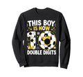 This Now 10 Double Digits Soccer 10 Sweatshirt - Unique Graphic Unisex